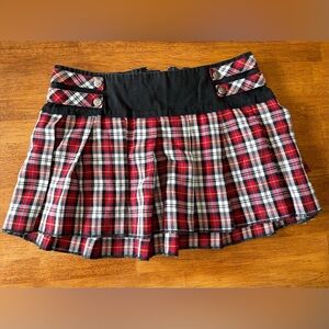 Vintage Tripp NYC Plaid Mini Skirt